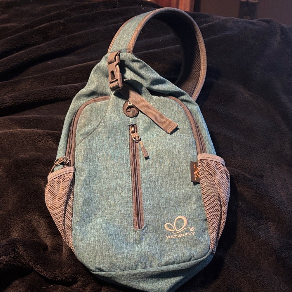 WATERFLY Blue Crossbody Bag